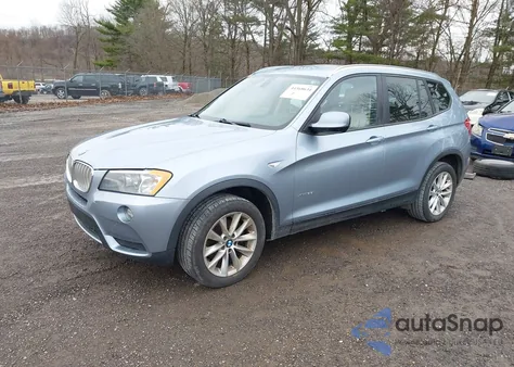 2013 BMW X3 xDrive28I из США, поврежденный, VIN 5UXWX9C54D0D03176
